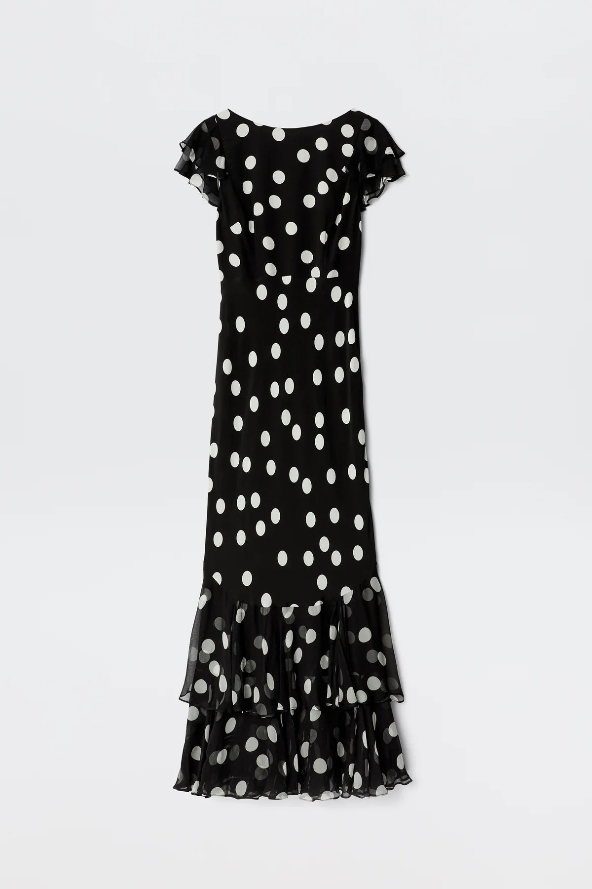 The Ordinia Mono Polka Dot Dress