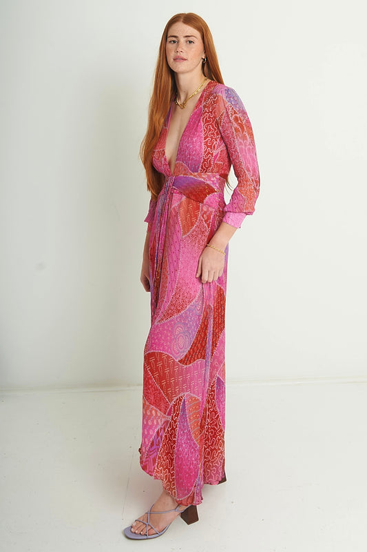 The Meera Dress in Ibiza Night Sunset