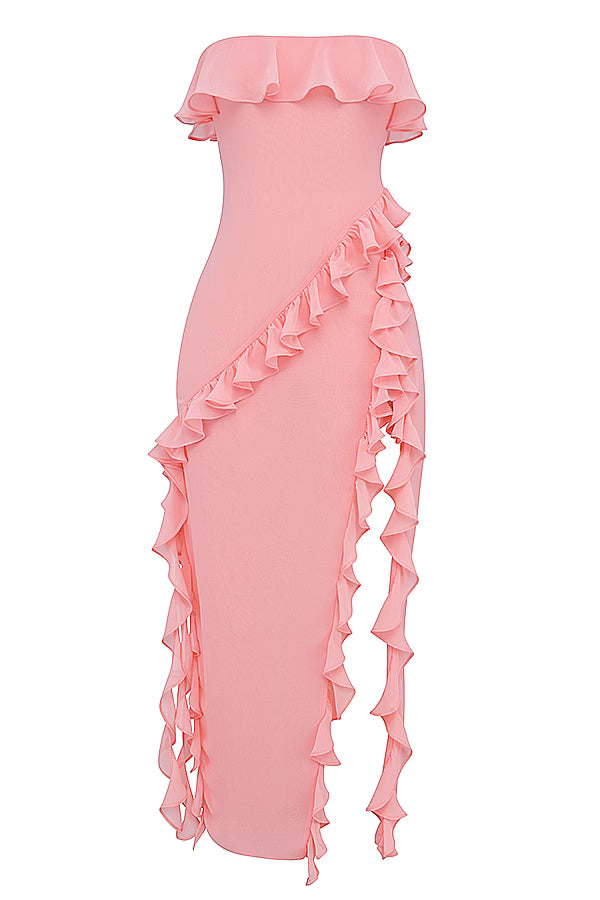 The Sarina Ruffle Maxi Dress