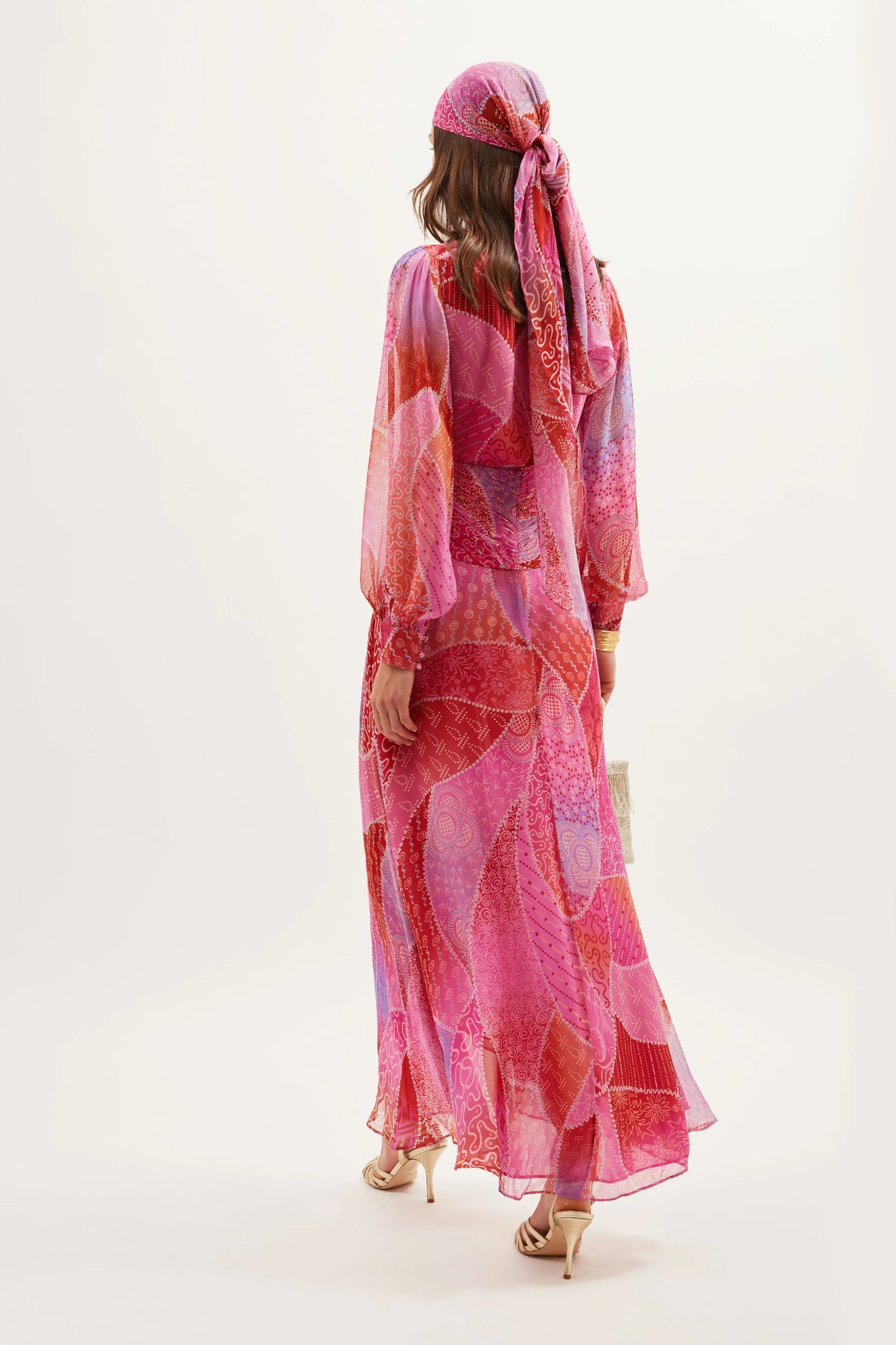 The Meera Dress in Ibiza Night Sunset