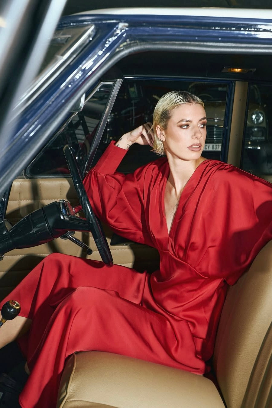 The Ferrari Satin Dress