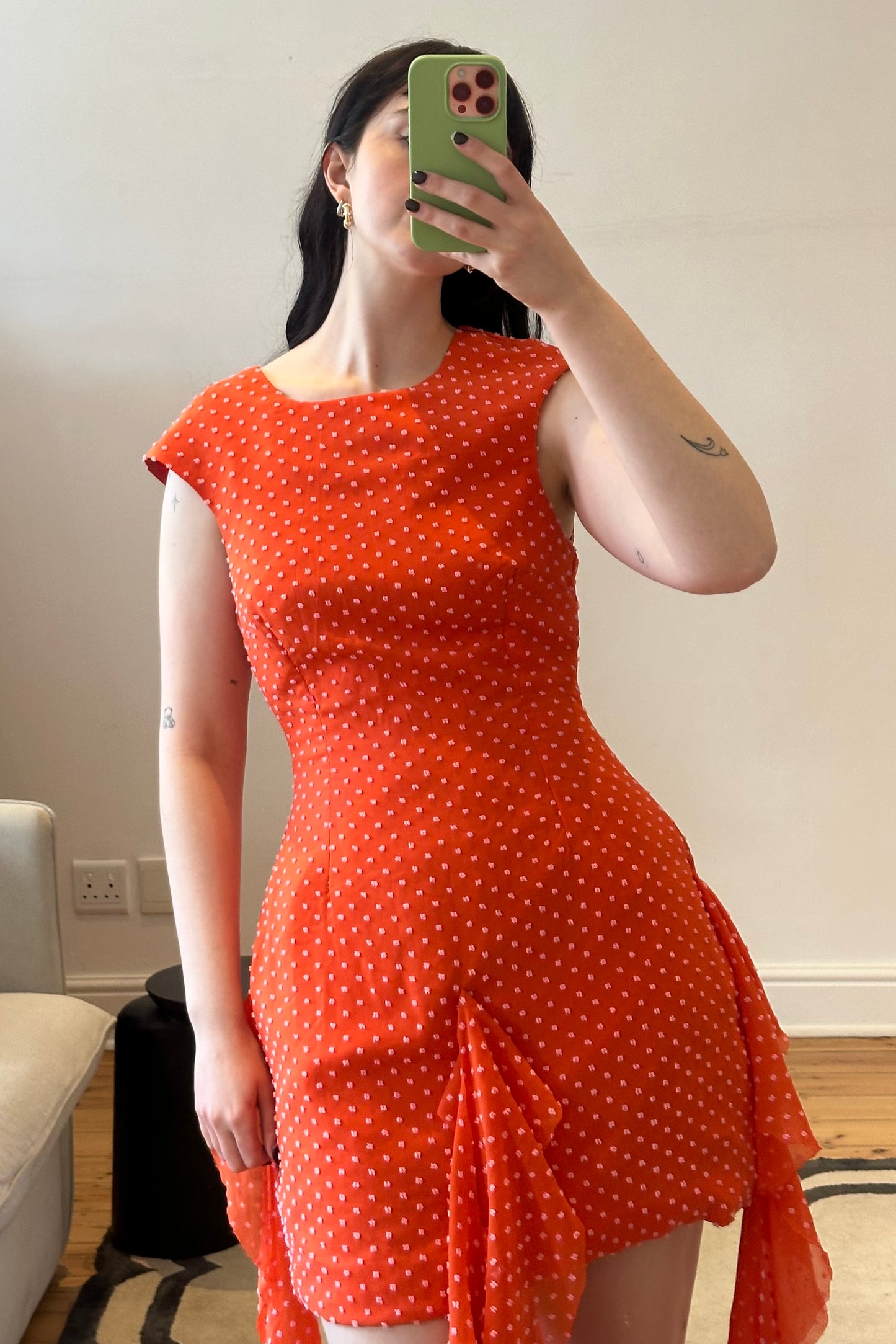The Jehlani mini Dress - Sunset Orange