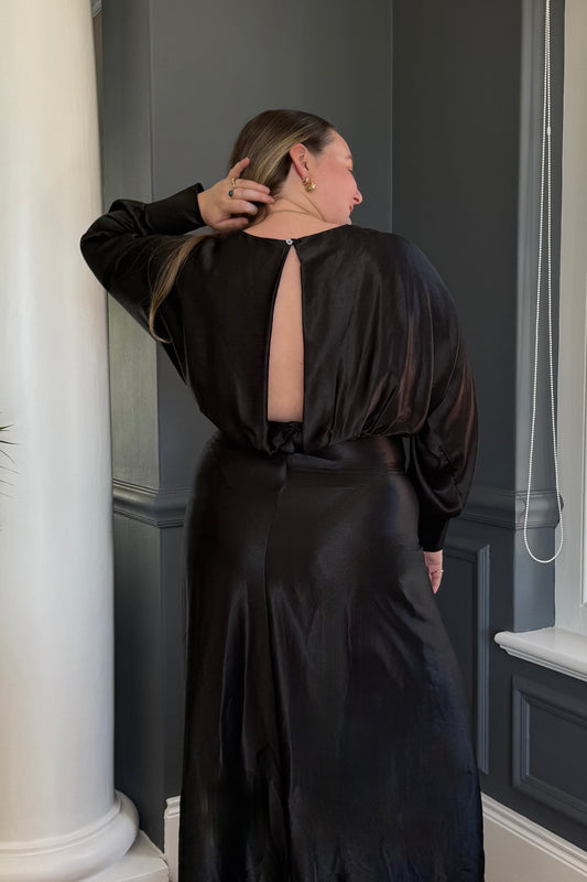 The Rosey Dress in Black