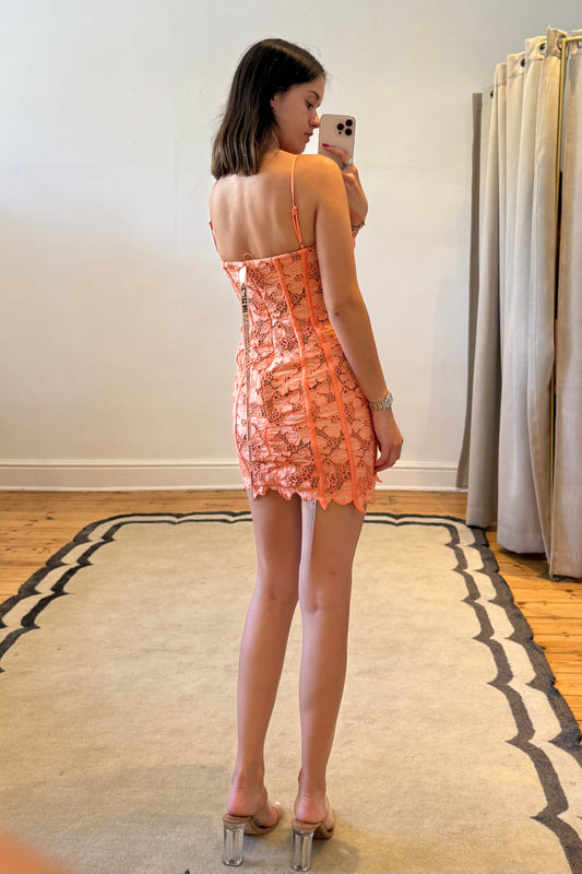 Ilayda Dress in Peach