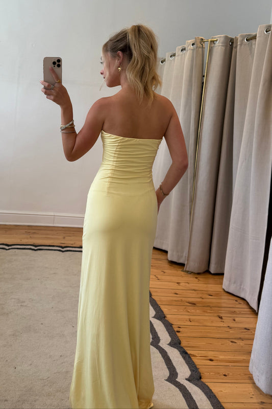 Kleo Maxi Dress in Lemon