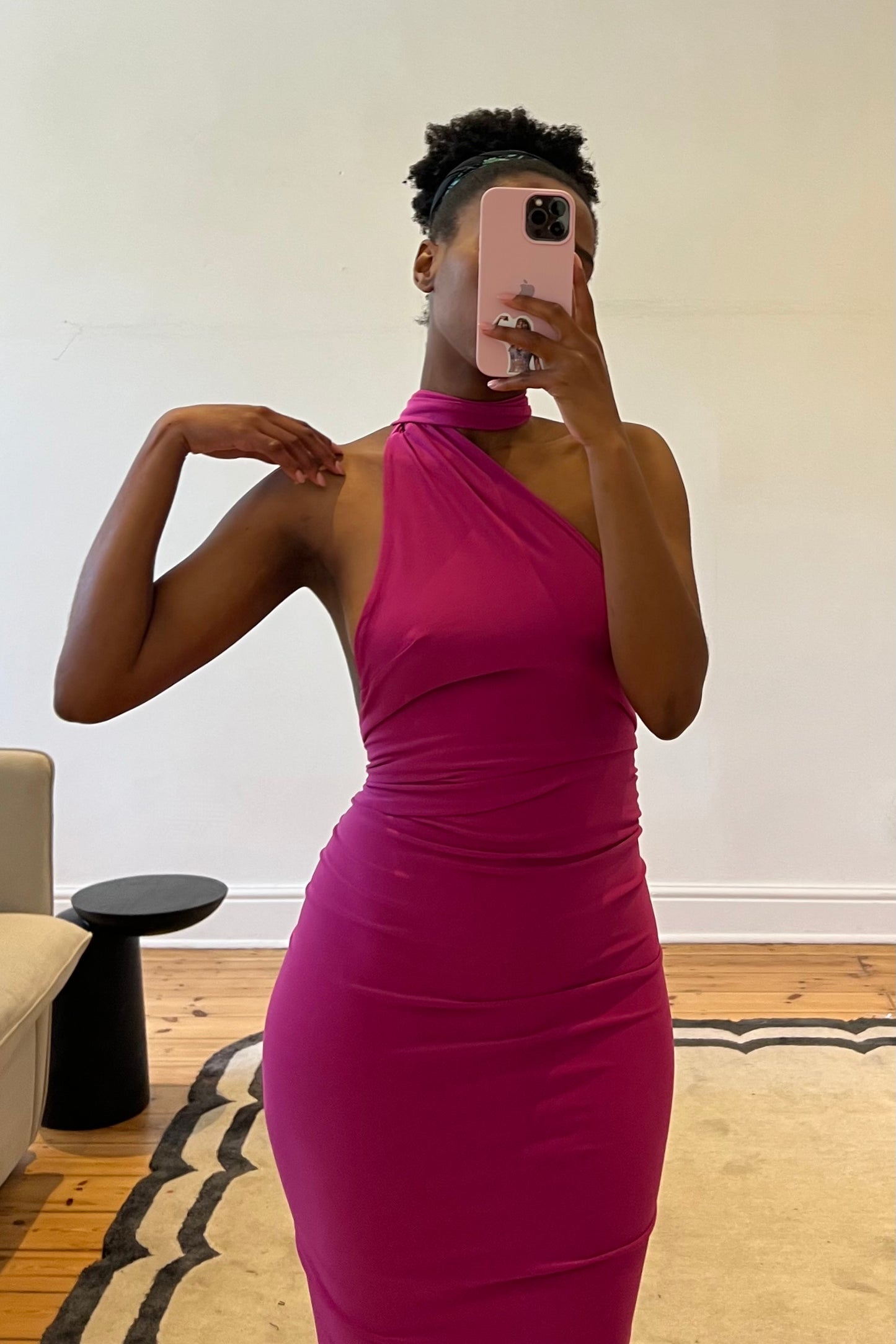 The Oyama Dress in Pink
