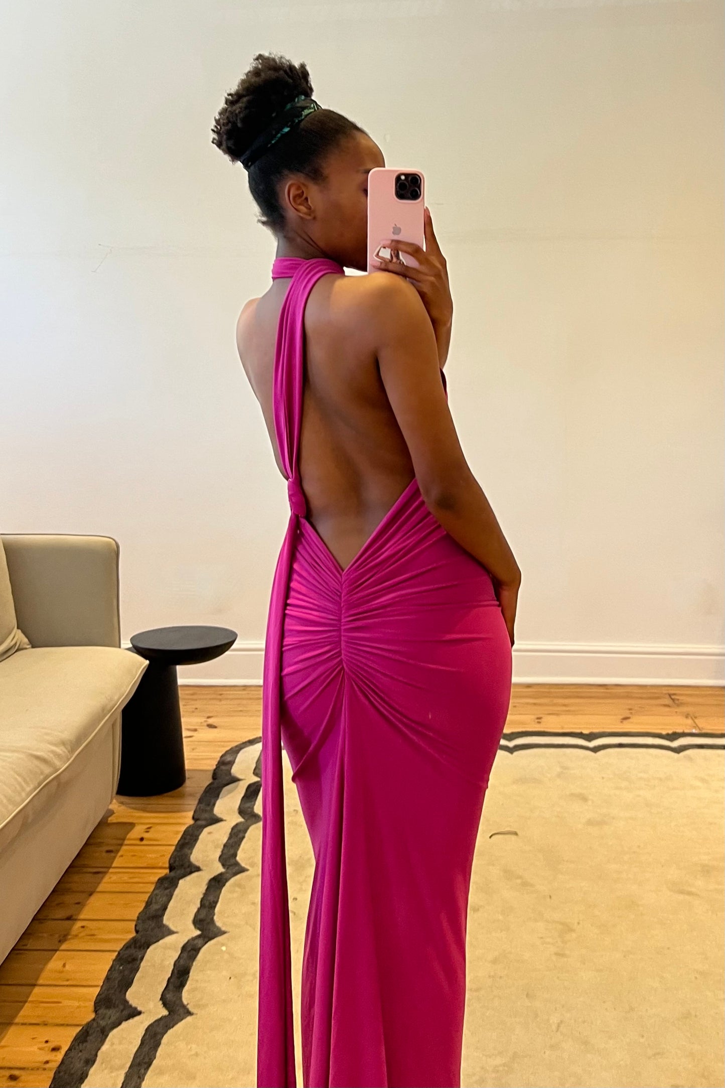 The Oyama Dress in Pink