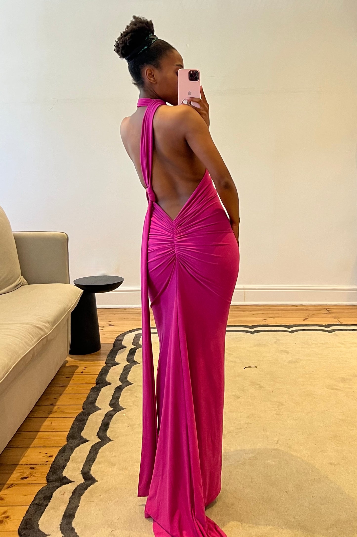 The Oyama Dress in Pink