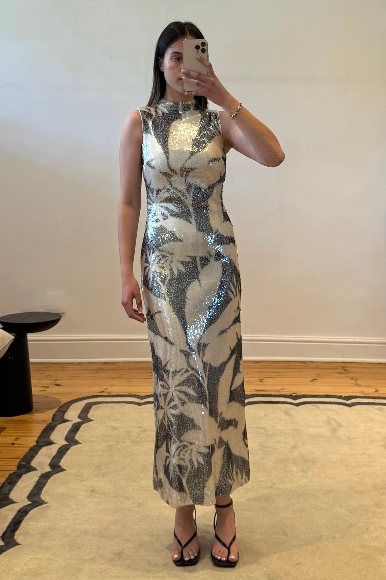 The Lucinda Sequin Printed Dress