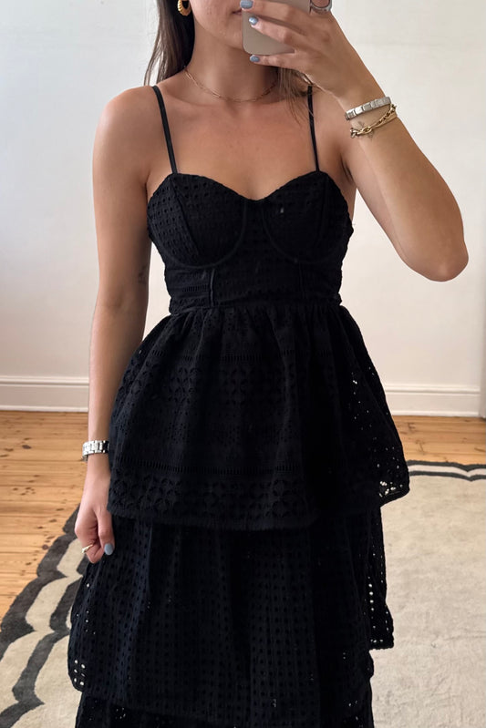 The Jiselle Dress in Black