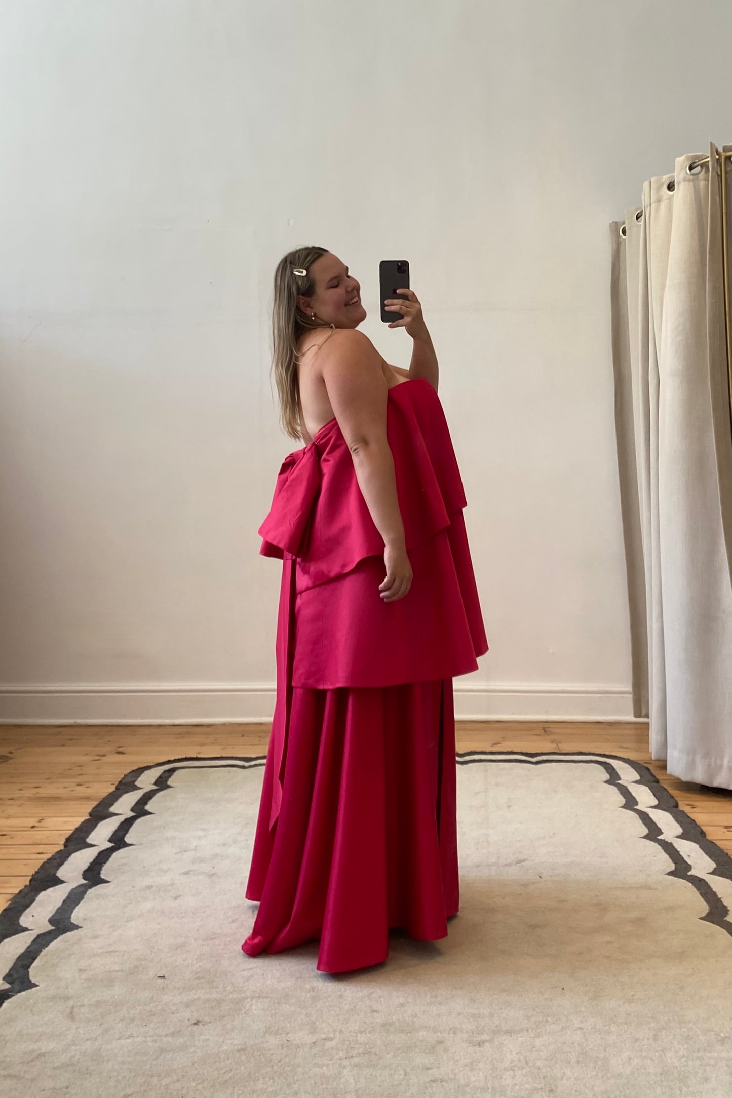 The Sonnet Mini Dress in Cherry