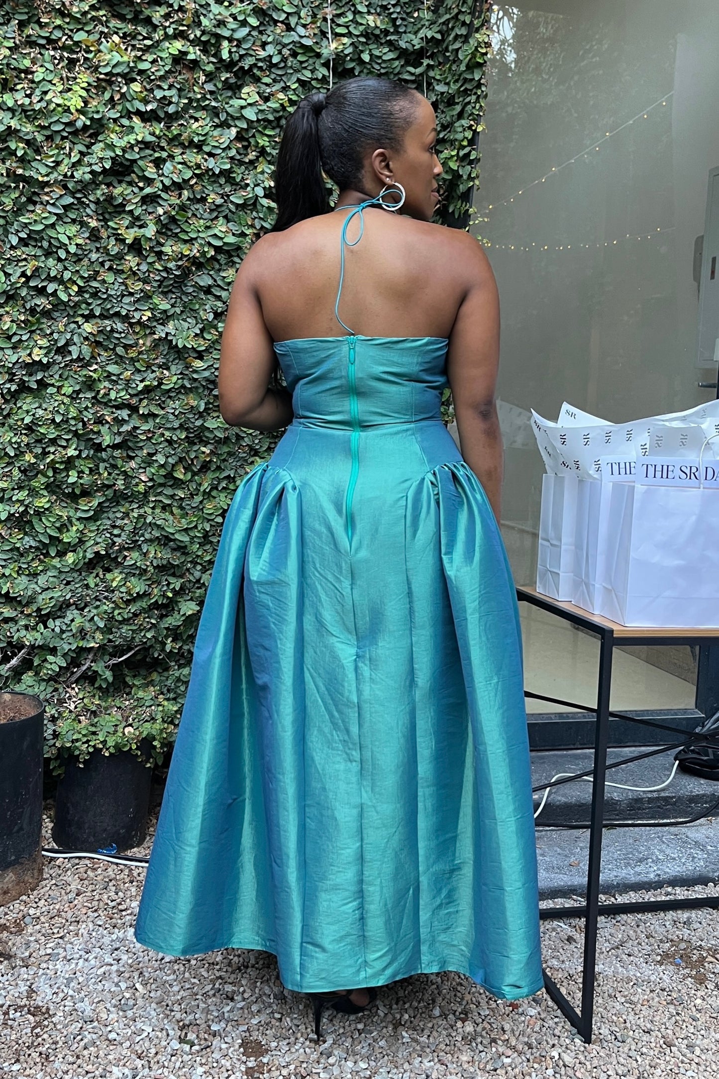 the meraki dress in teal