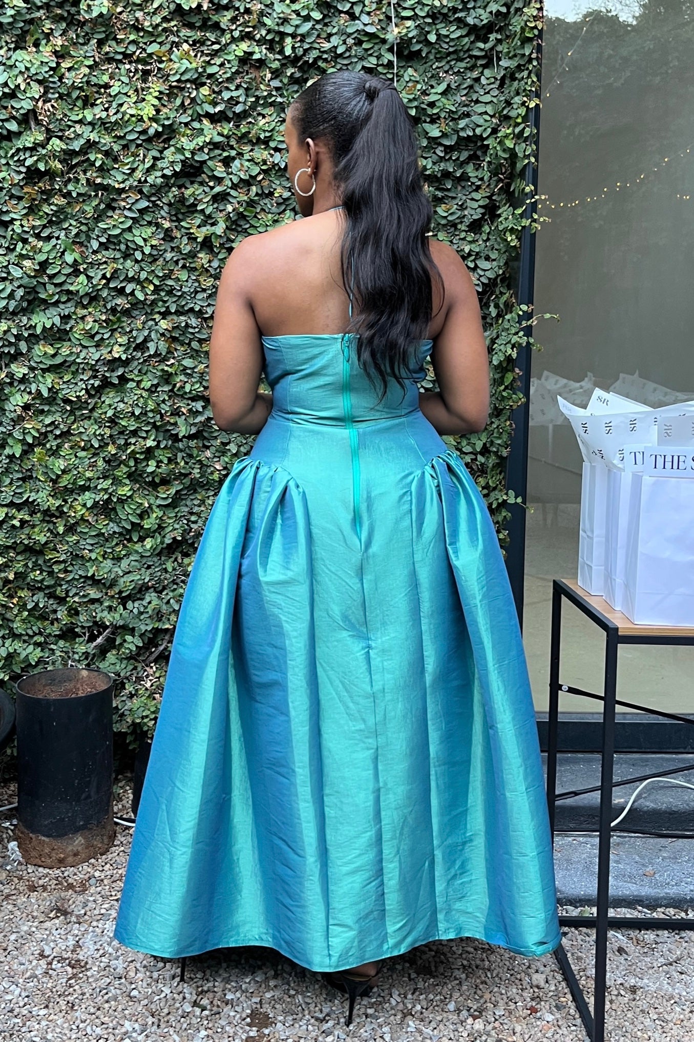 the meraki dress in teal