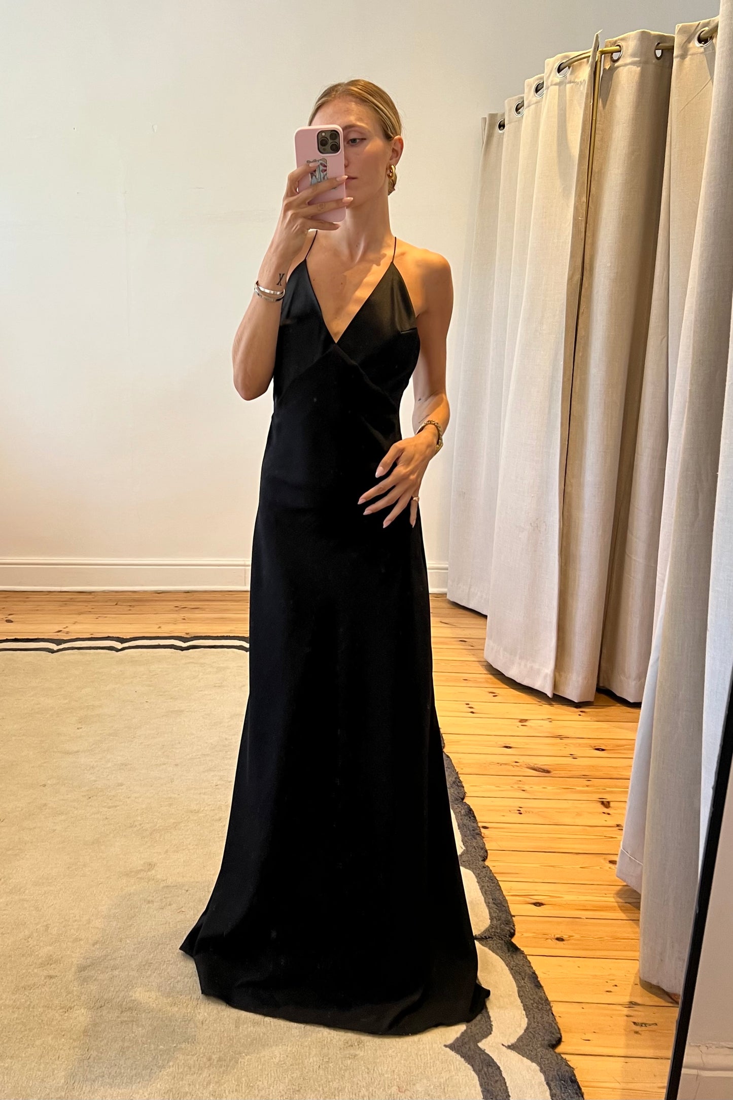 The Lara Black Gown