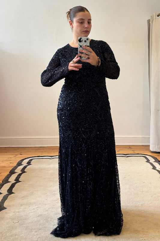 Zinnia Embellished Maxi Dress