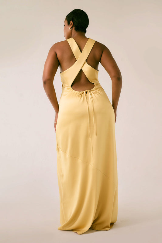 The Mirelle Maxi Dress in Honey - Resale