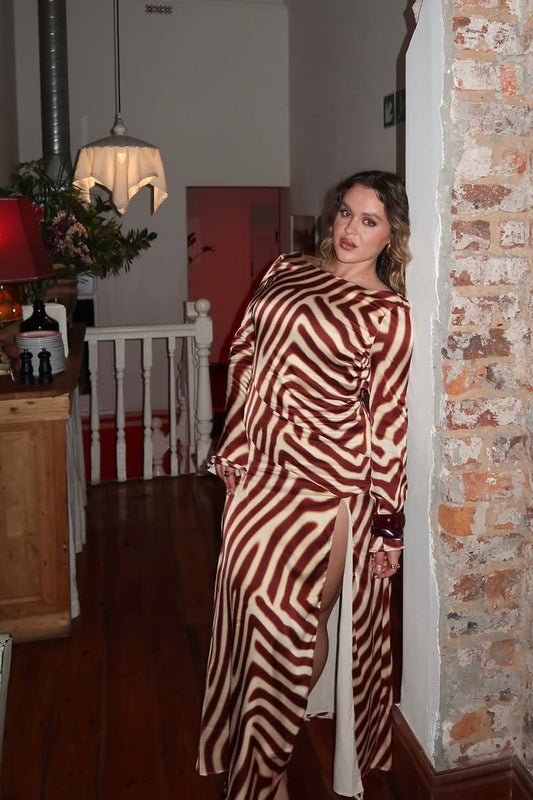 The Montie Sleeved Maxi Dress