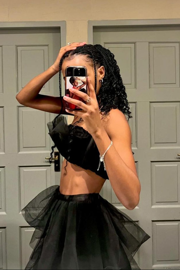 The Odessa Top in Black