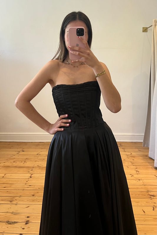 The Mirabella Midi Dress in Black