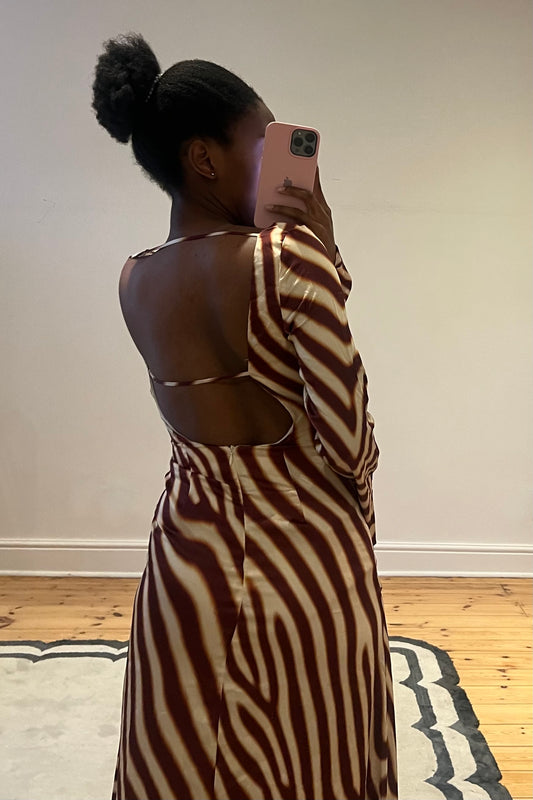 The Montie Sleeved Maxi Dress - Resale