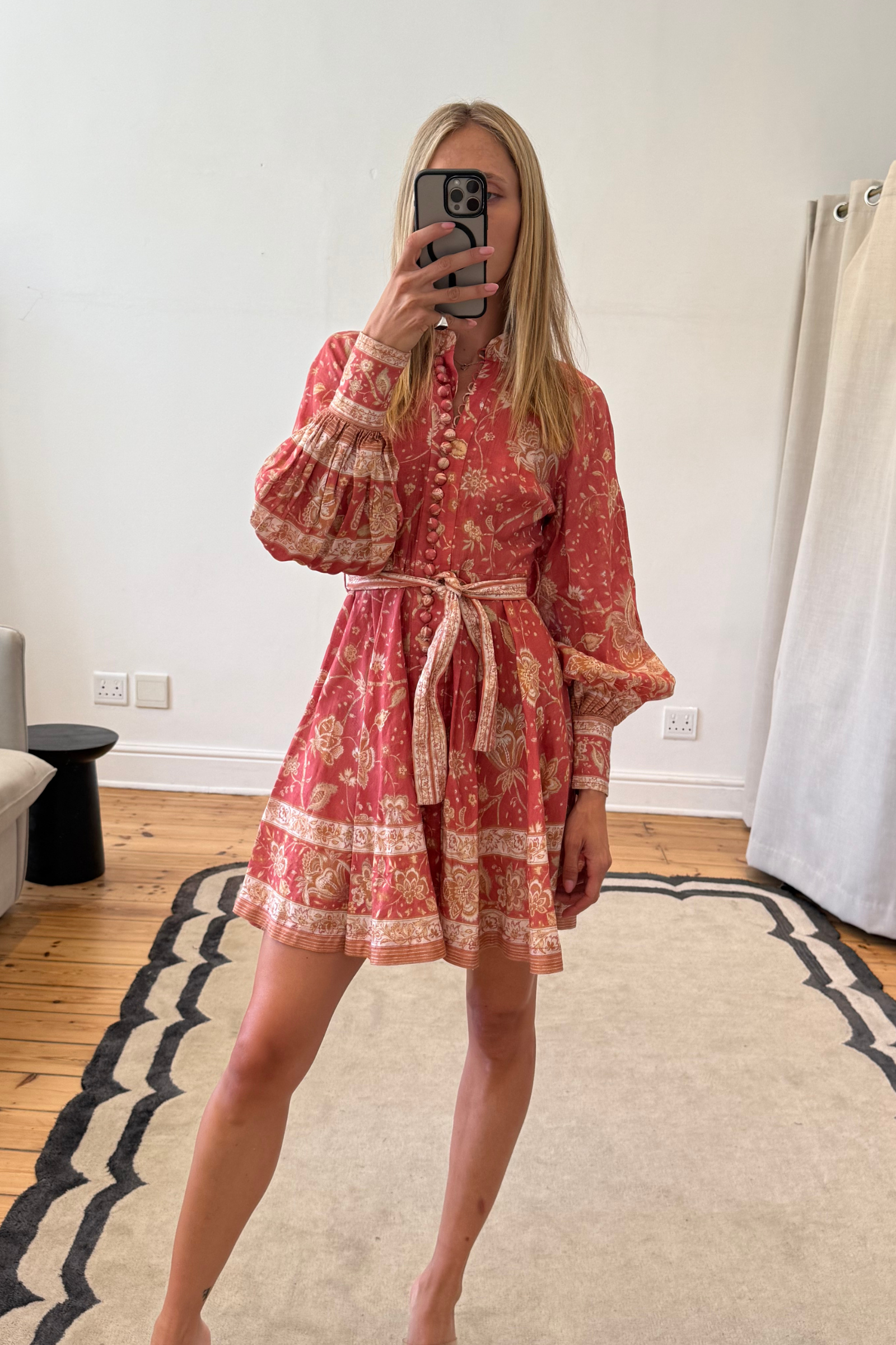 The Naomi Dress Hire — Zimmermann, Red