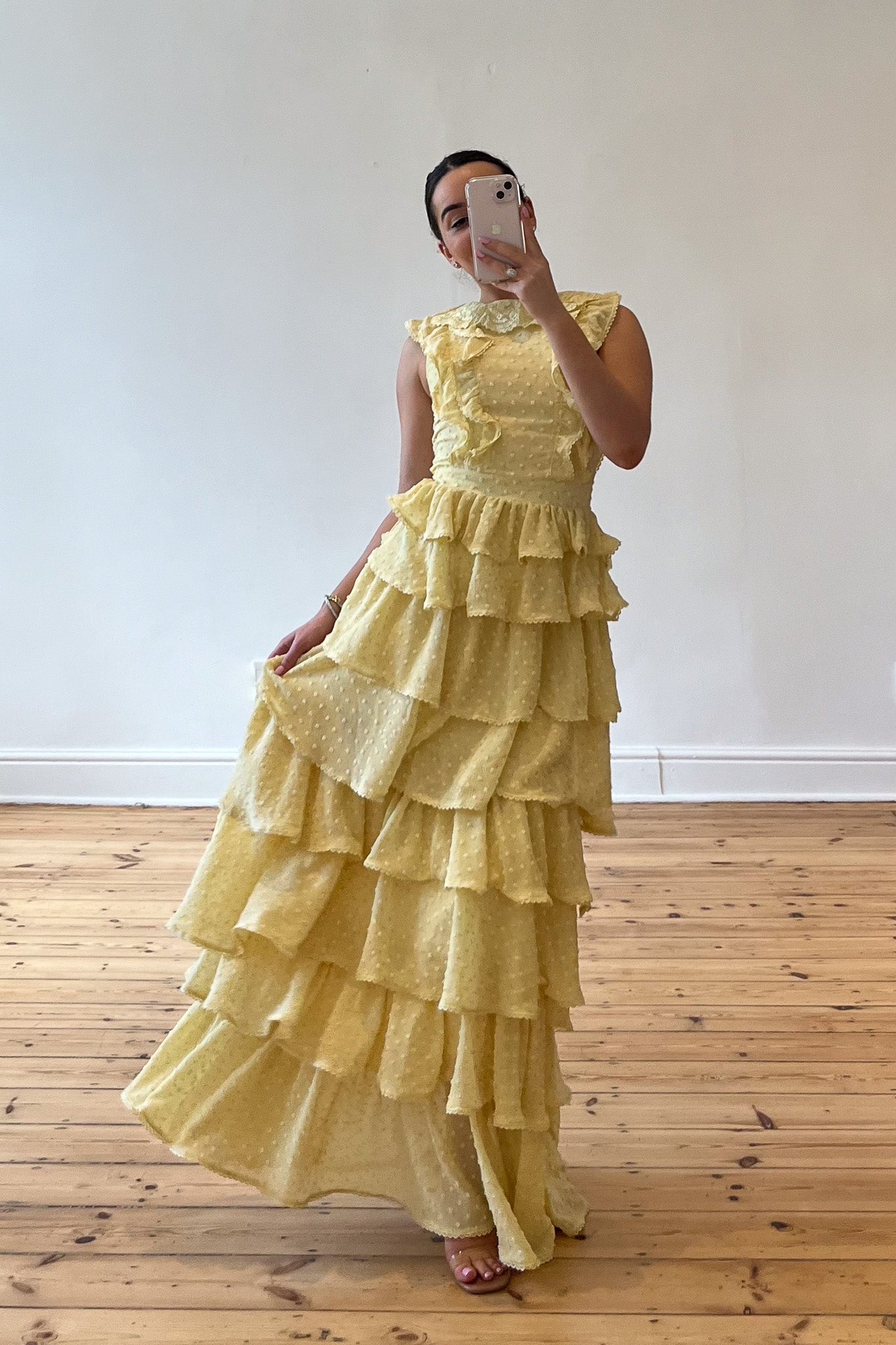 The Sundae Dress - Jade Front