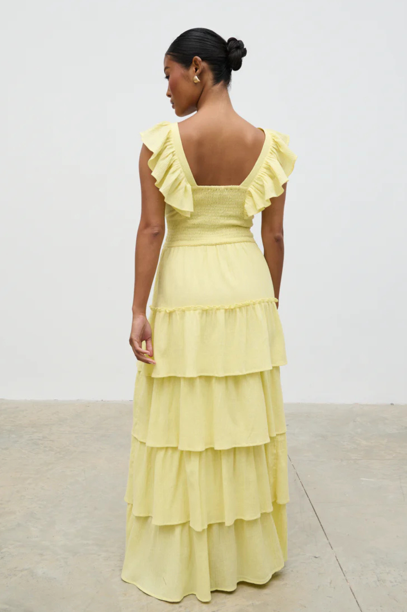 Opal Ruffle Maxi Dress