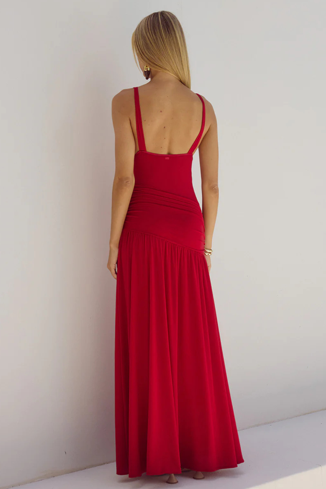 The Denver Maxi Dress in Red