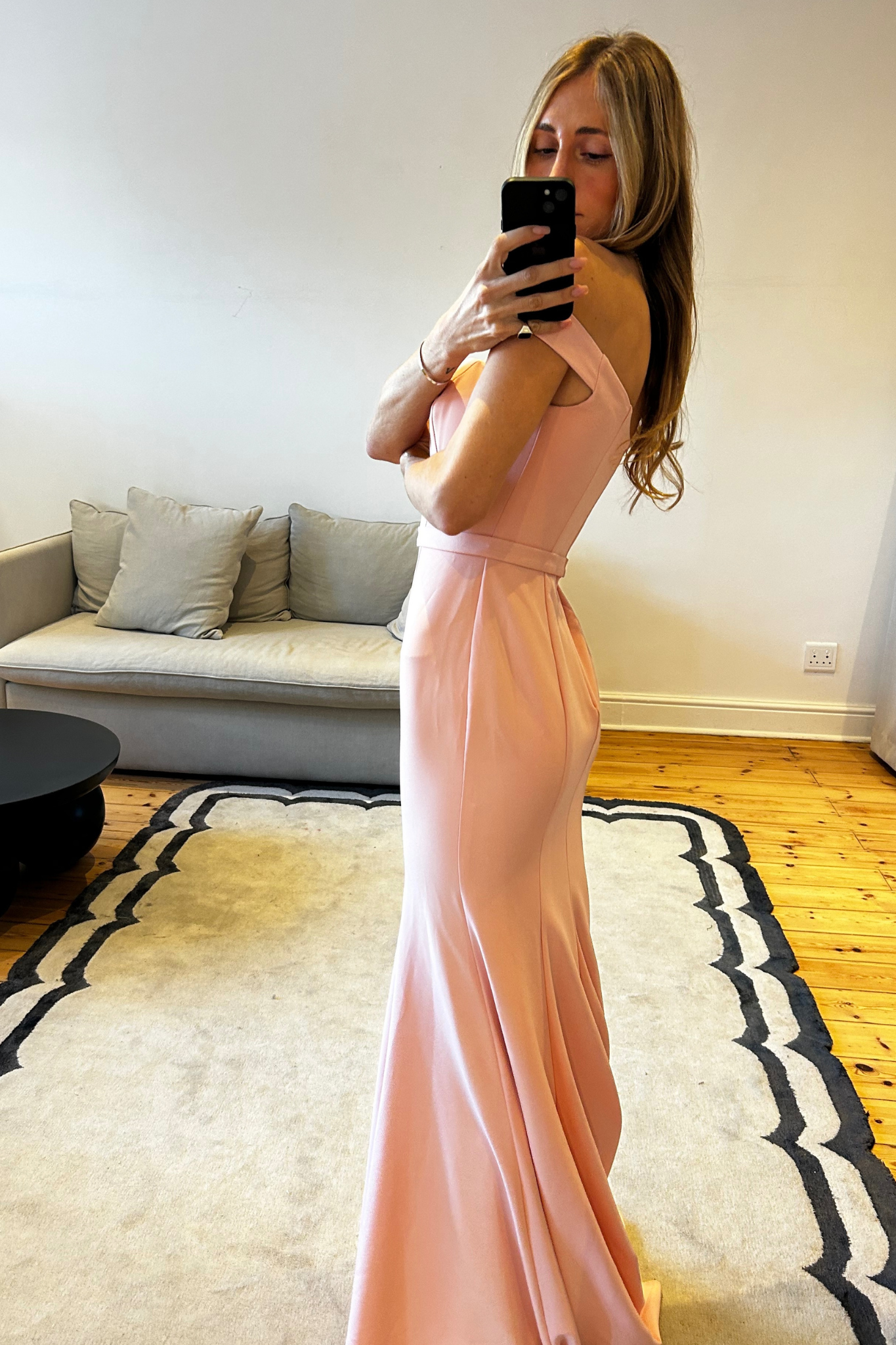 The Morigan Gown in Blush Pink - Resale