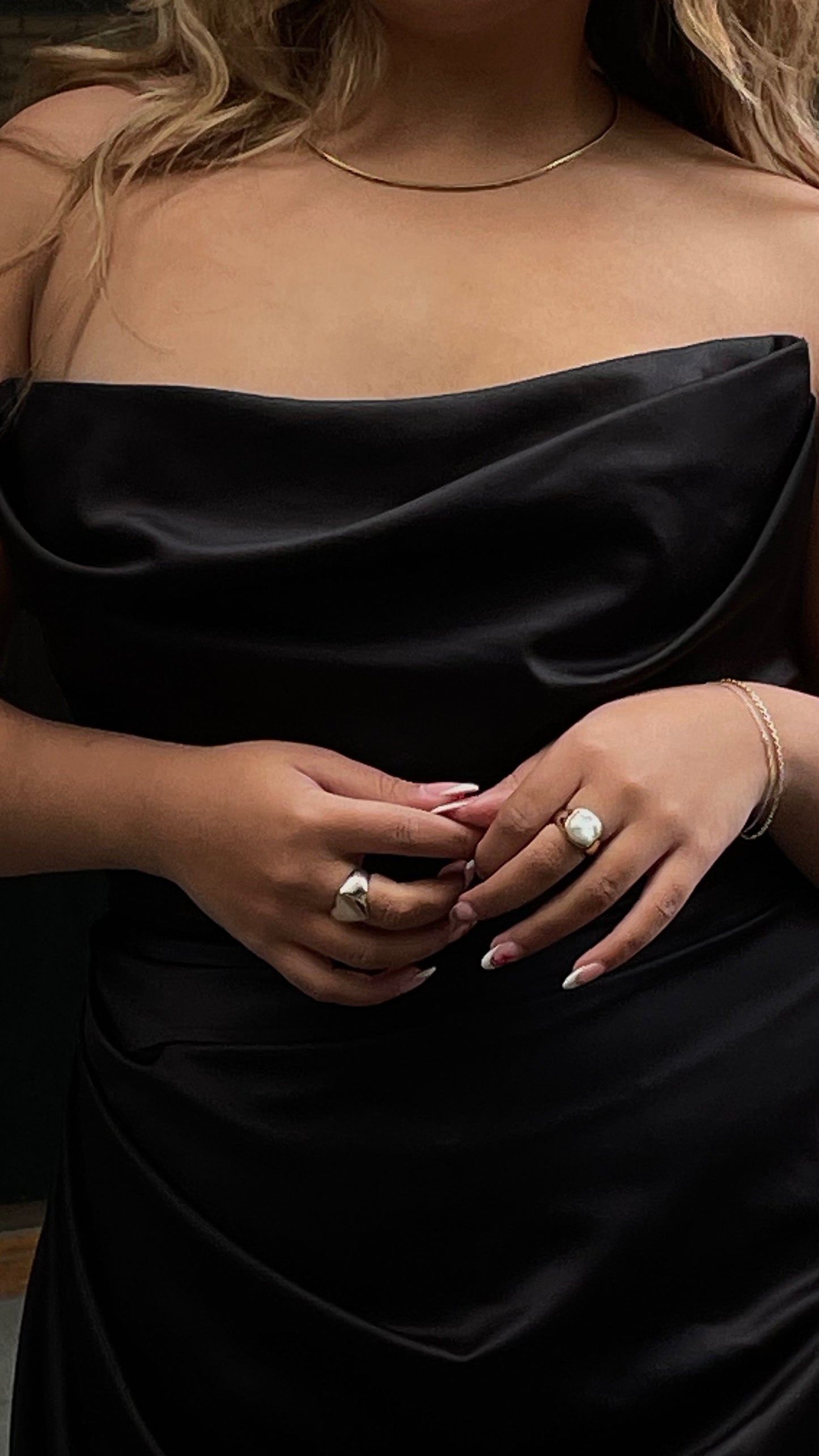 House of CB Strapless Maxi Dress
