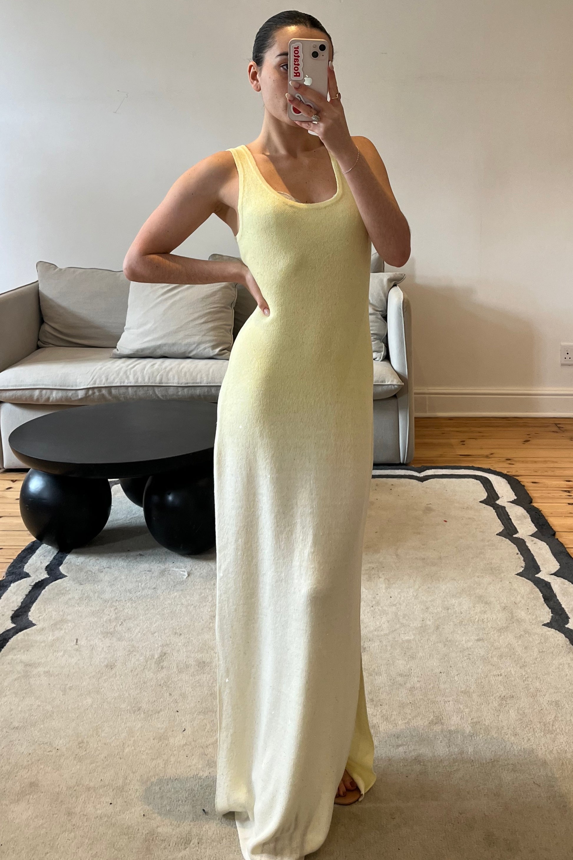 Pale Yellow Dress Event Dress Hire