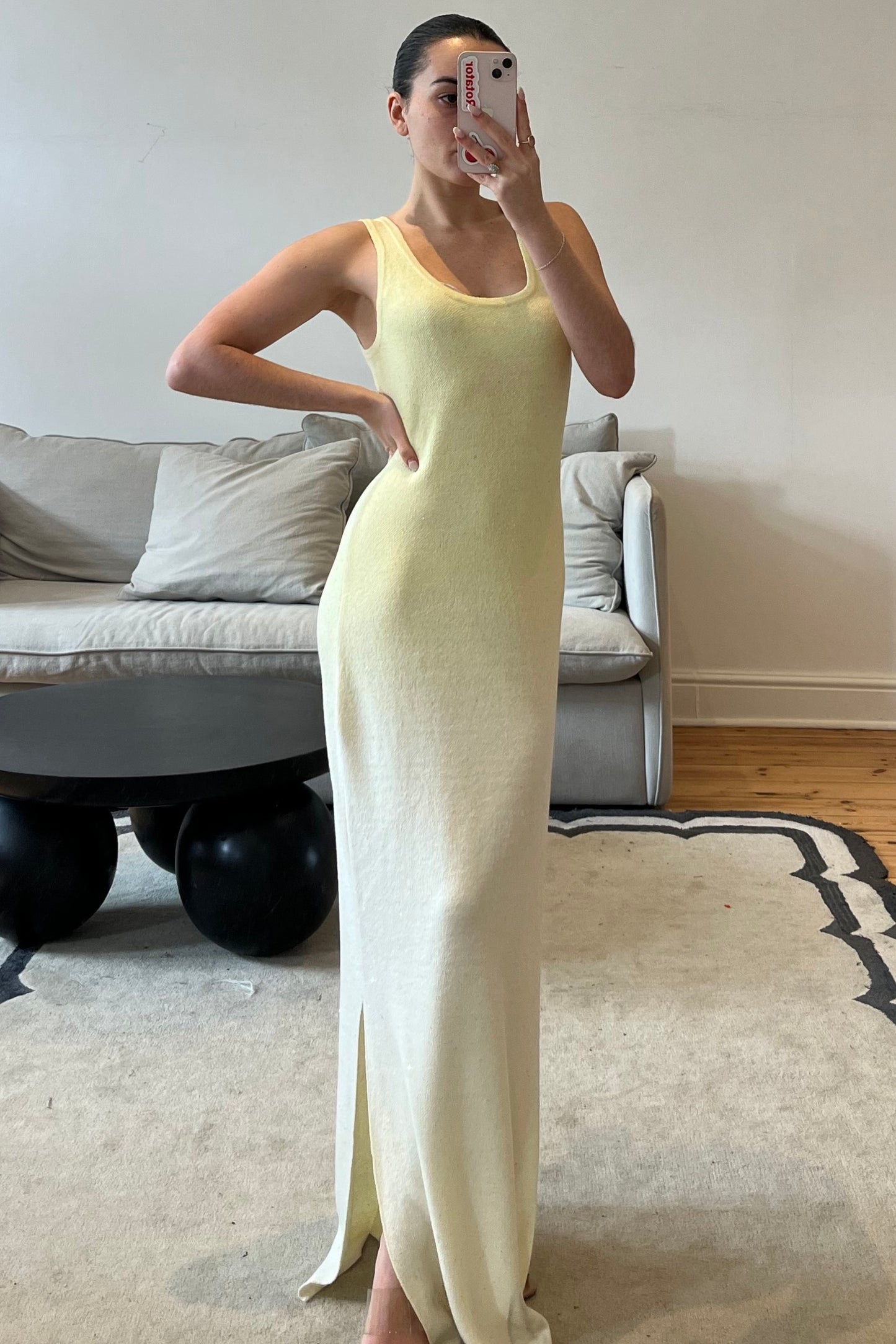 Pale Yellow Dress Event Dress Hire