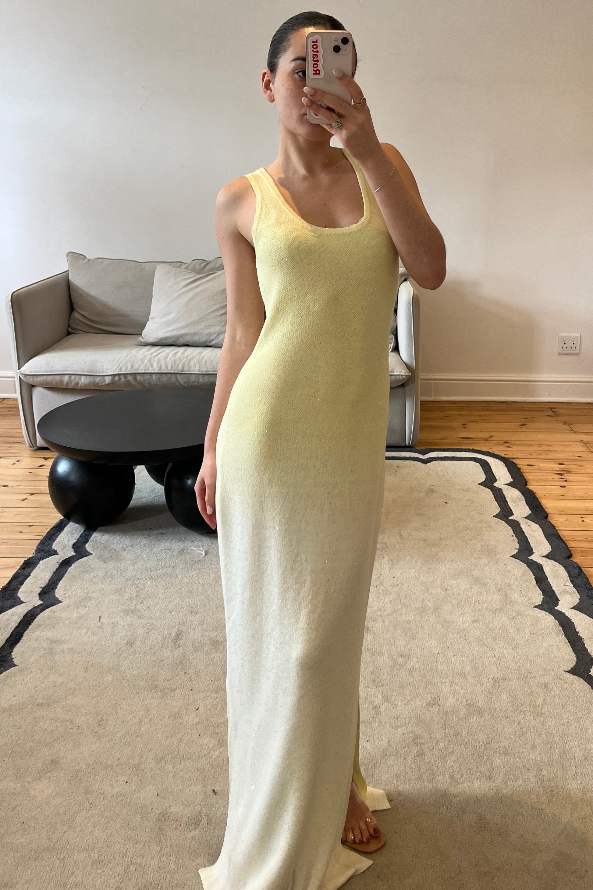Pale Yellow Dress Event Dress Hire