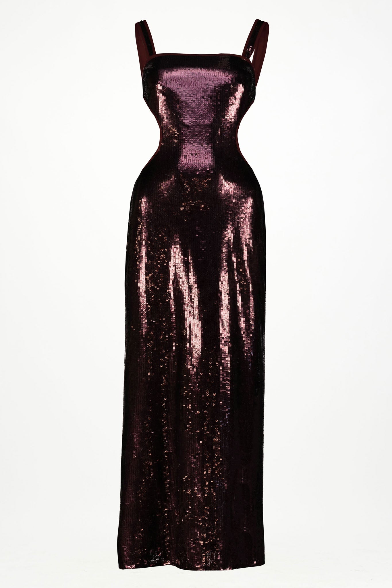 The Nedira Dress in Oxblood - Resale
