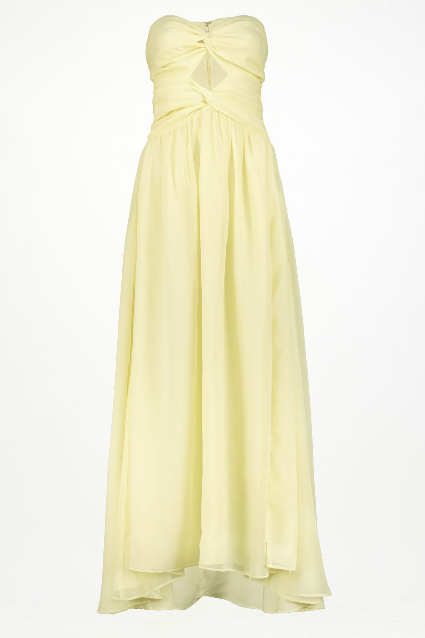The Isolde Dress in Butter Yellow