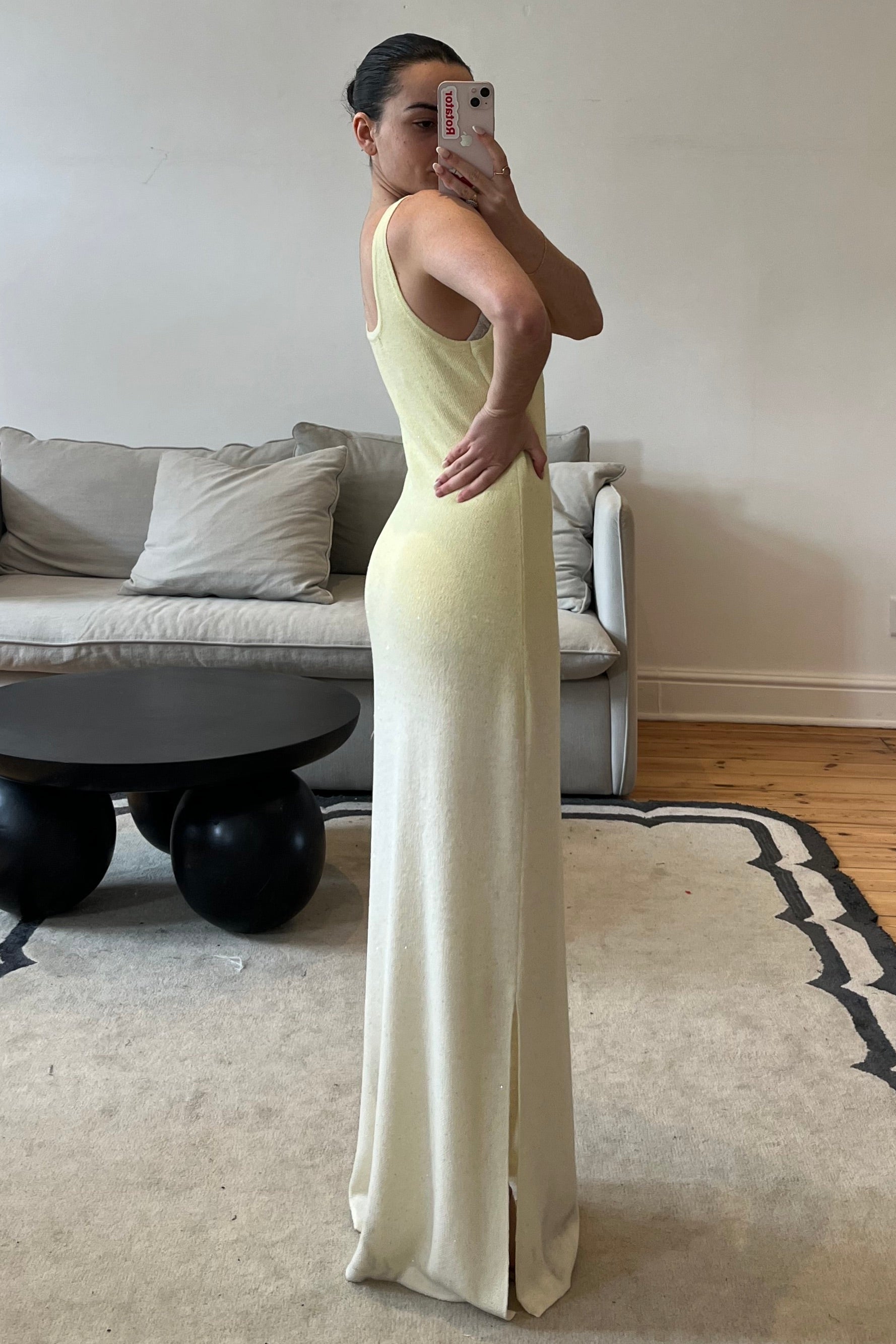 Pale Yellow Dress Event Dress Hire