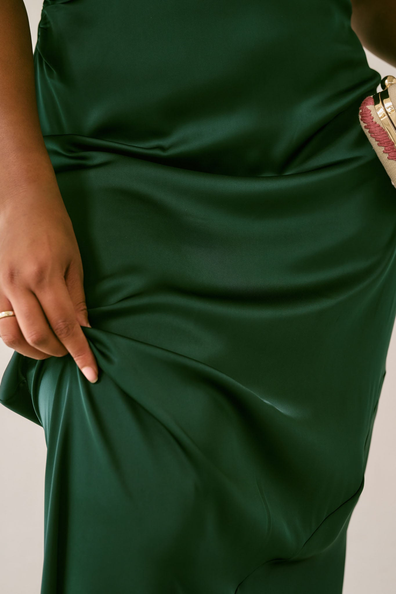The Mirelle Maxi Dress in Emerald