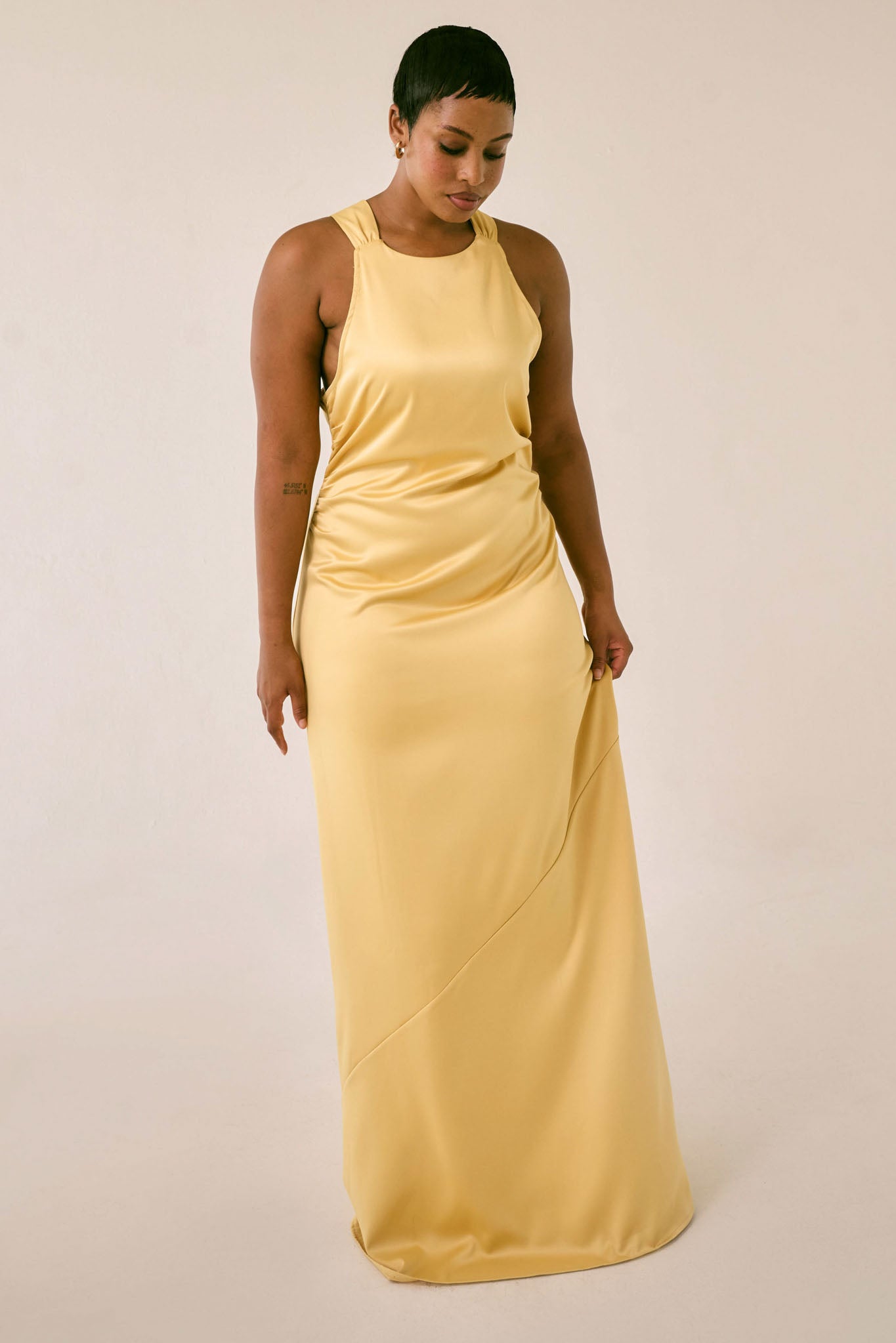 The Mirelle Maxi Dress in Honey