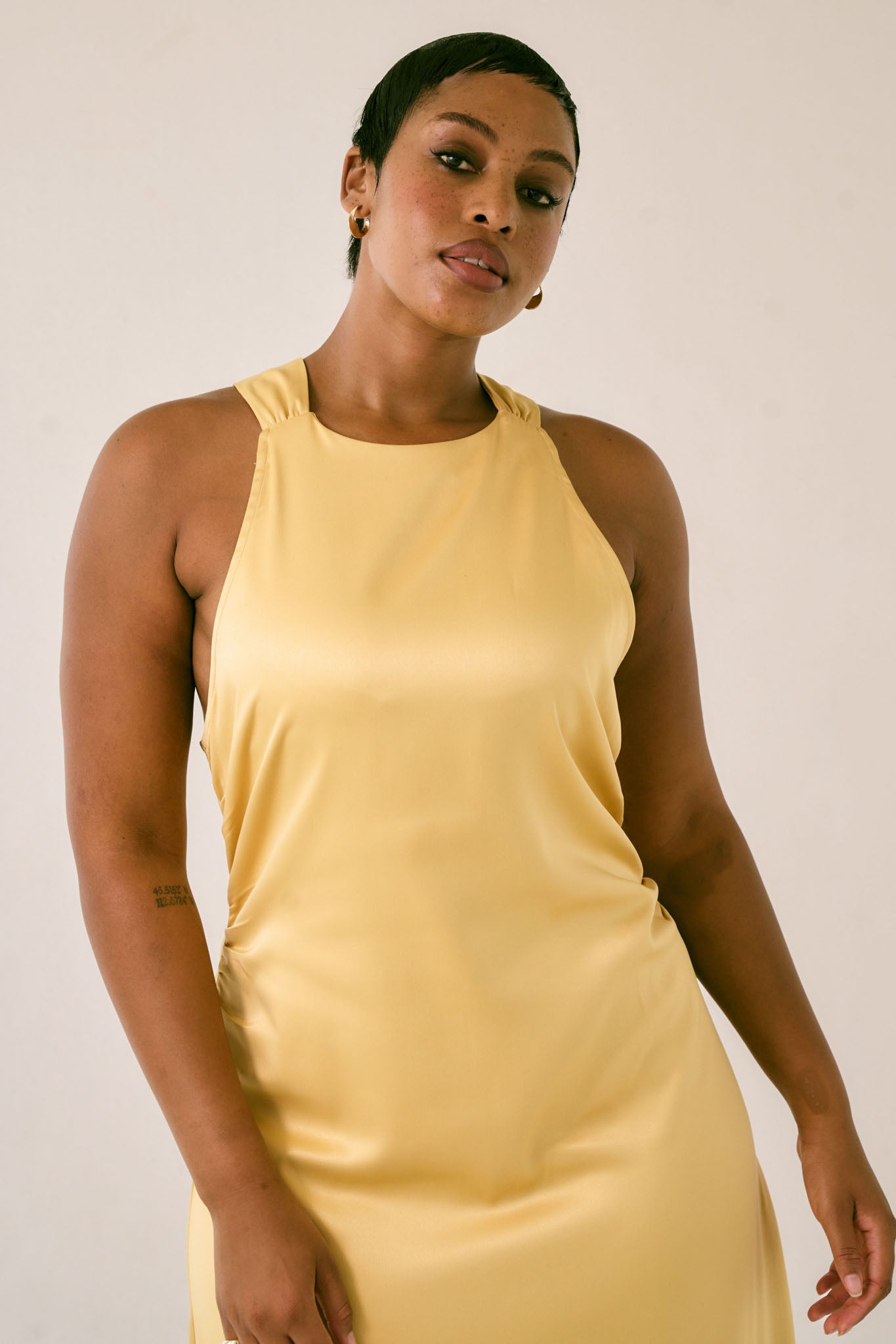 The Mirelle Maxi Dress in Honey