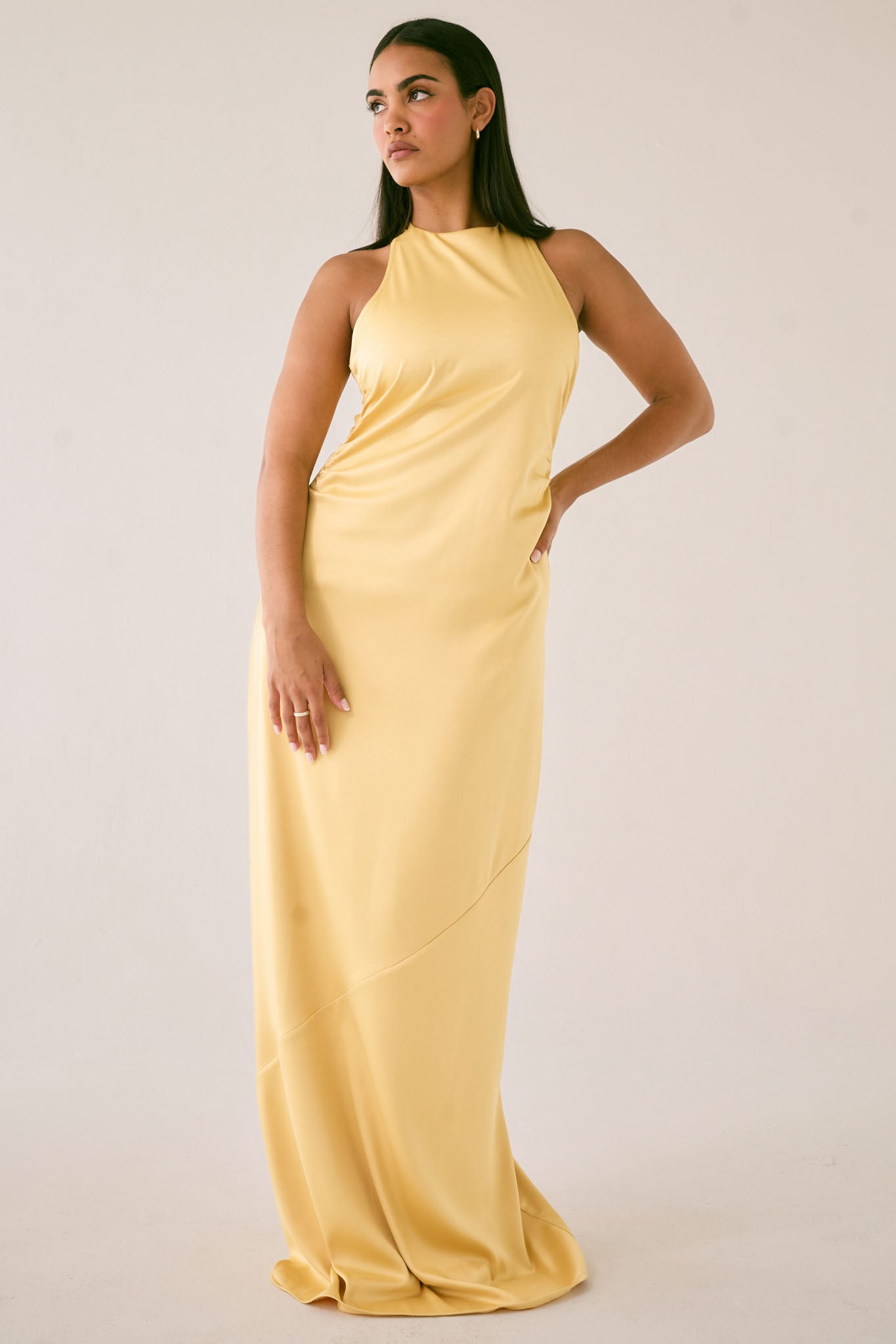The Mirelle Maxi Dress in Honey