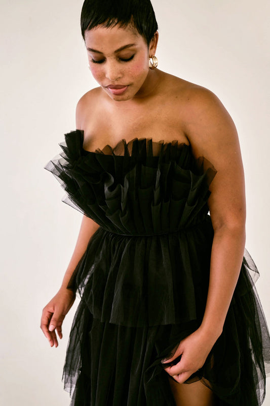 The Odessa Top by SR Poetry in black – view 2