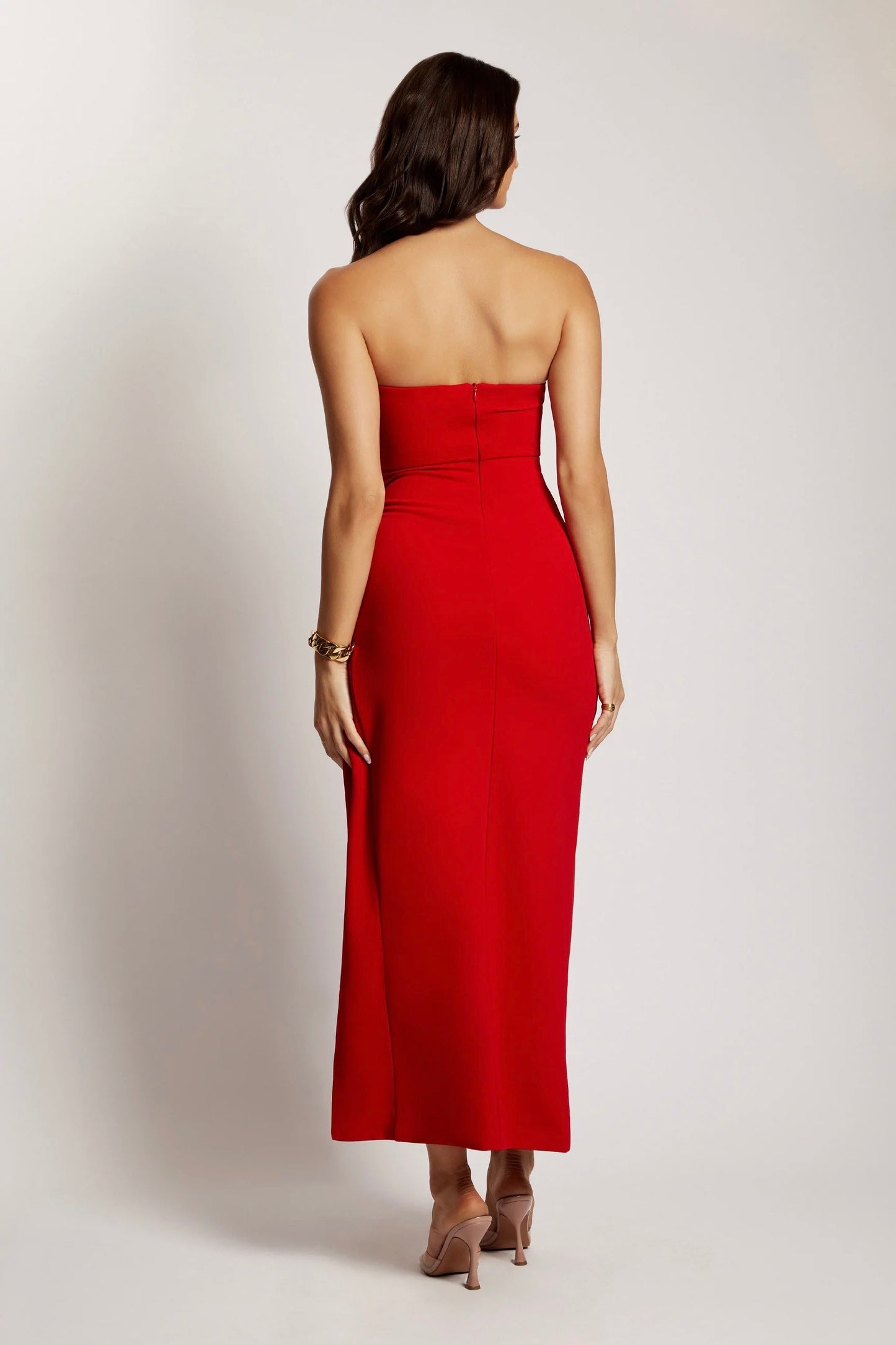 the roma dress in red