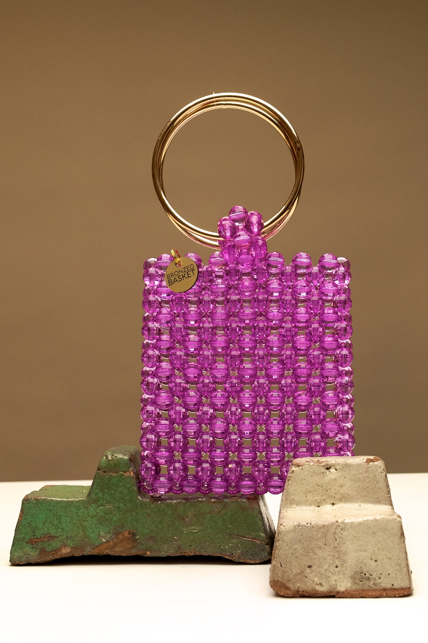 the juicy pink beaded bag