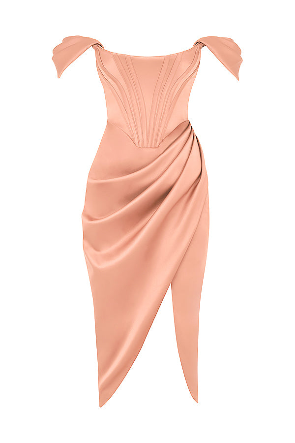 the negin dress in blush