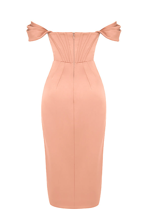 the negin dress in blush