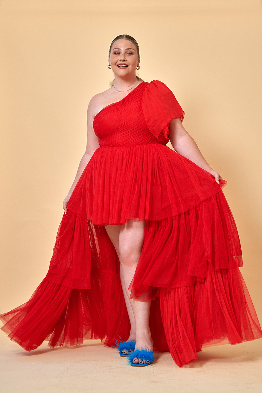 the harley gown in red
