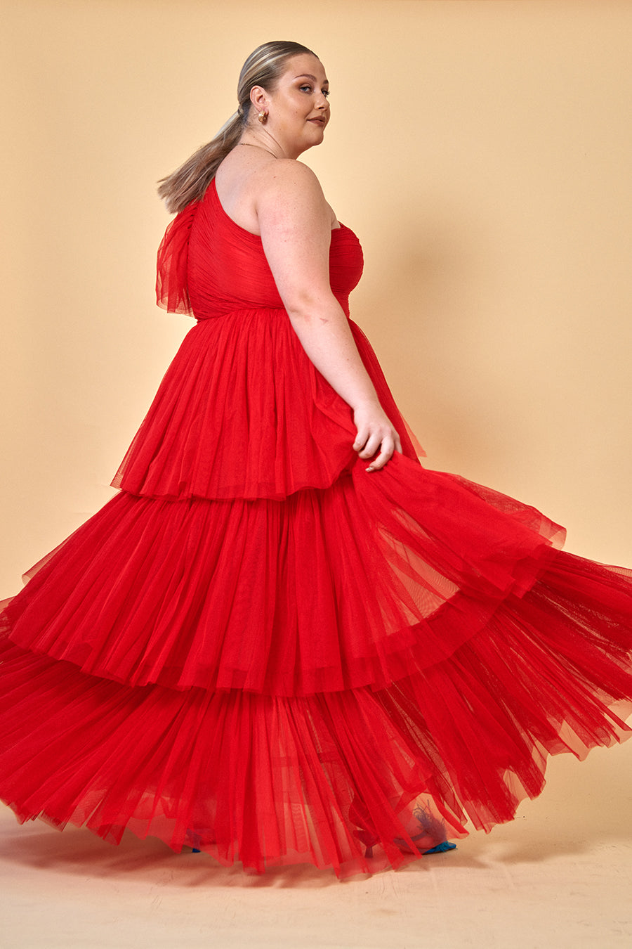 the harley gown in red