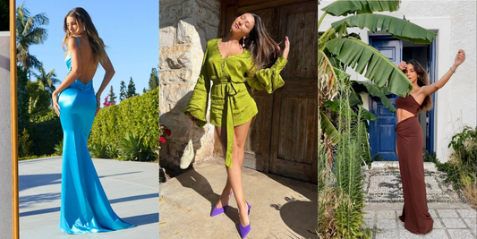 Designer occasionwear collection highlighting sustainable fashion in South Africa with contemporary event-ready styles.