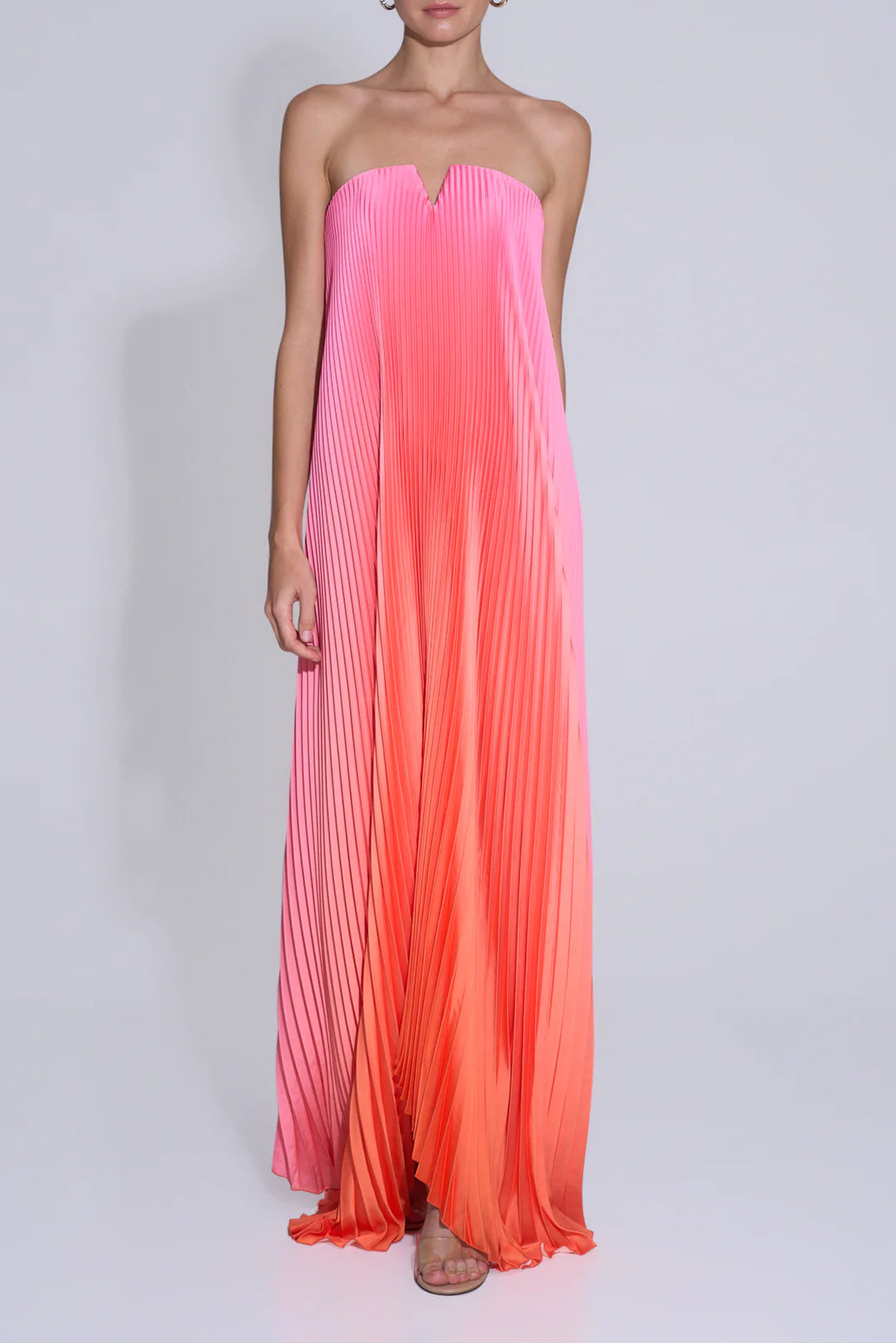The Black Tie Gown in Sunset Ombre