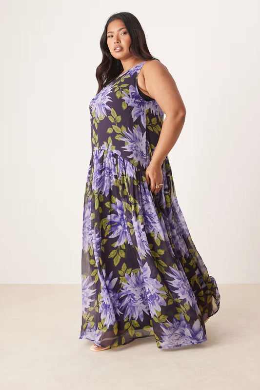 The Carey Floral Maxi Dress